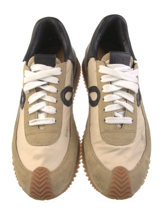Loewe Suede Printed Sneakers
