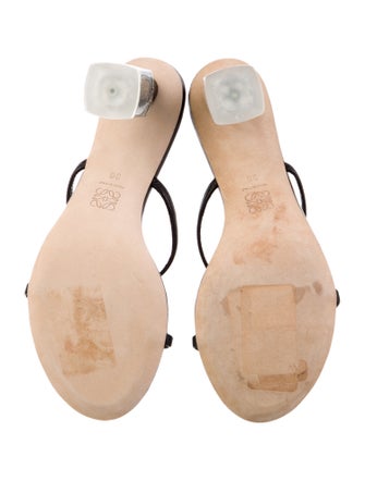 Loewe Leather Slides