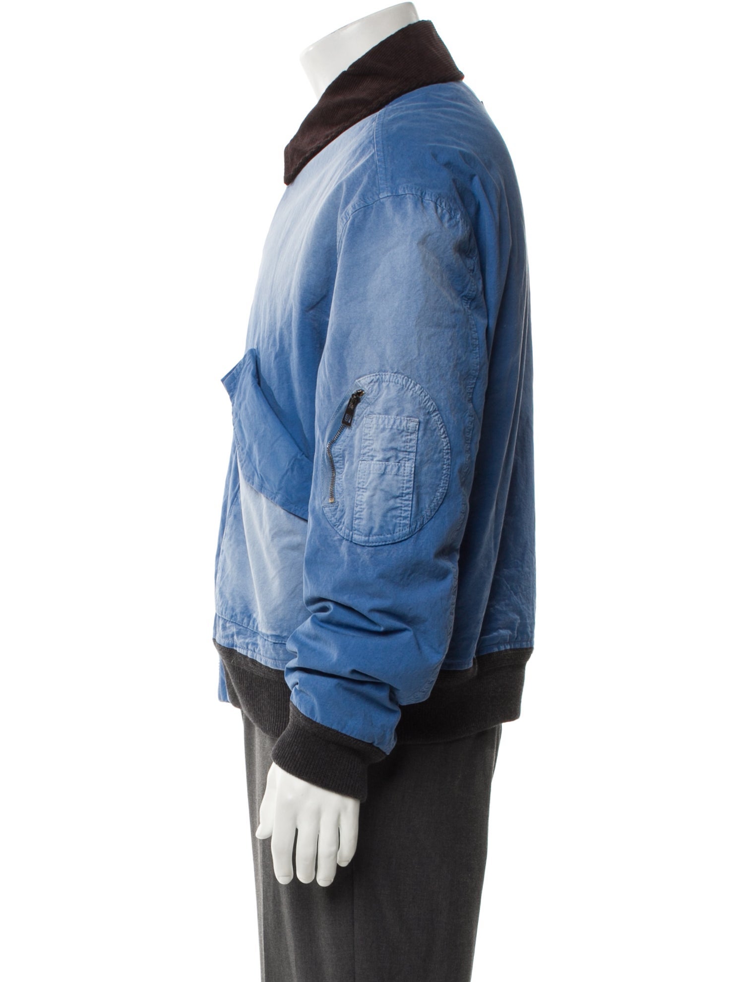 Loewe Colorblock Pattern Denim Jacket w/ Tags