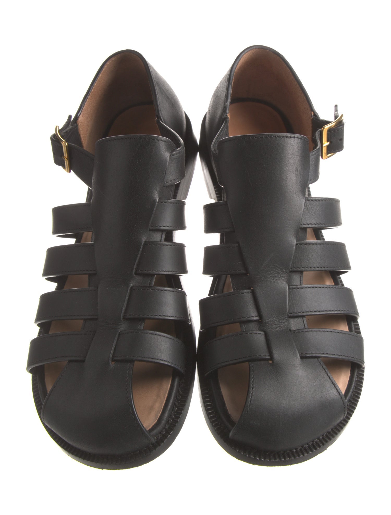 Loewe Leather Gladiator Sandals