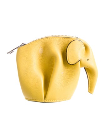 Loewe Elephant Coin Pouch Leather Wallet
