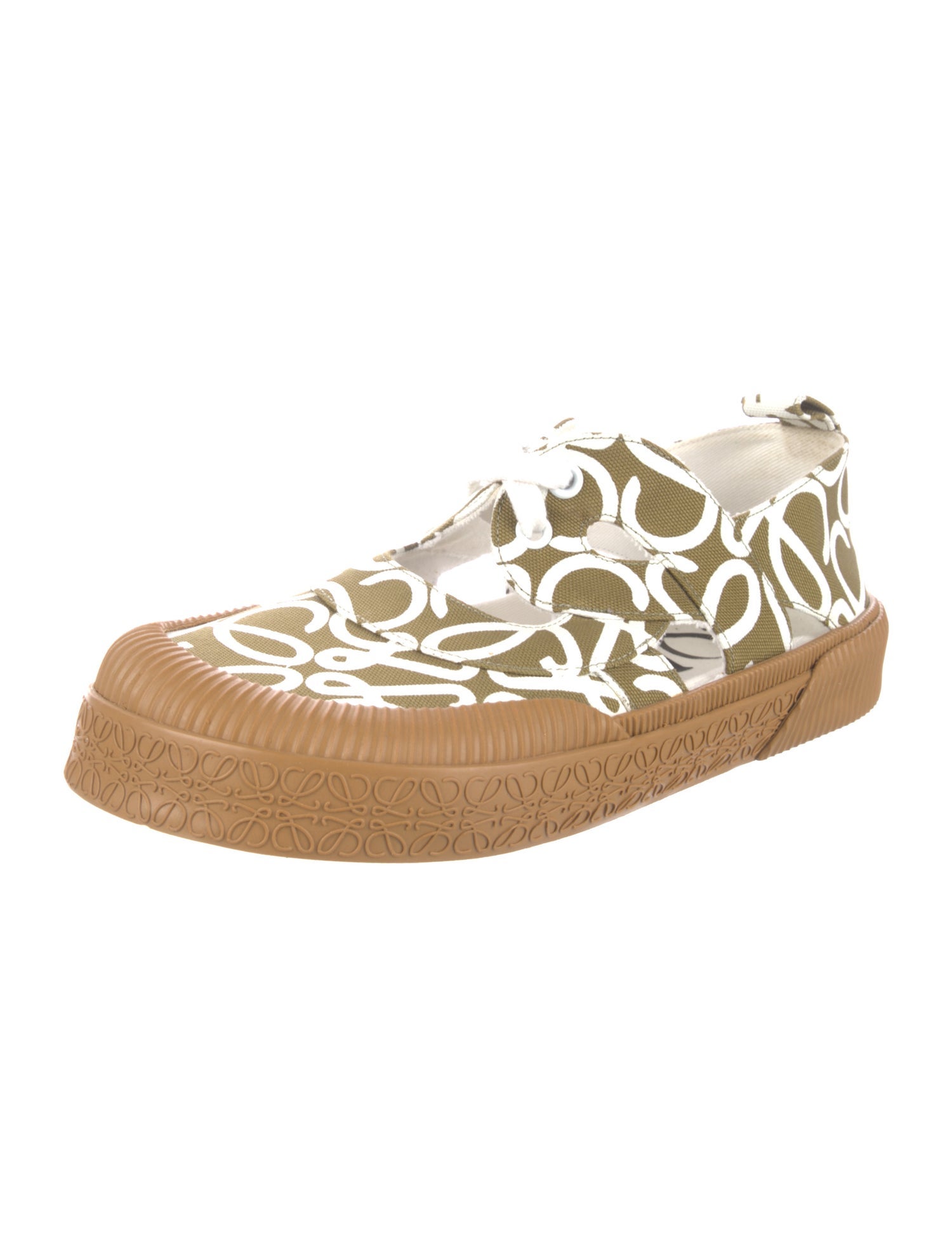 Loewe Canvas Printed Sneakers