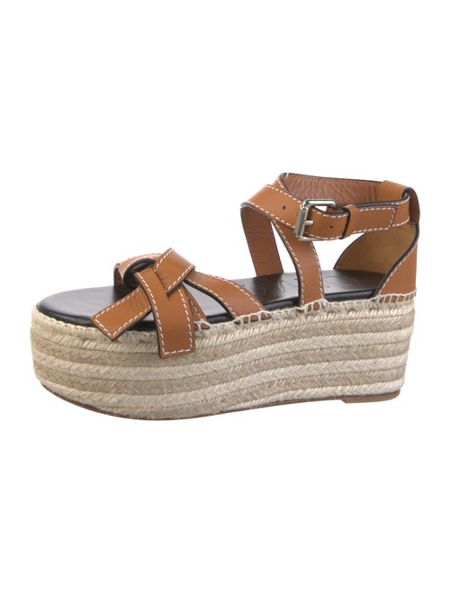 Loewe Leather Espadrilles