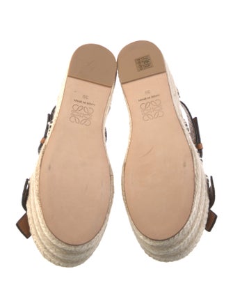 Loewe Leather Espadrilles