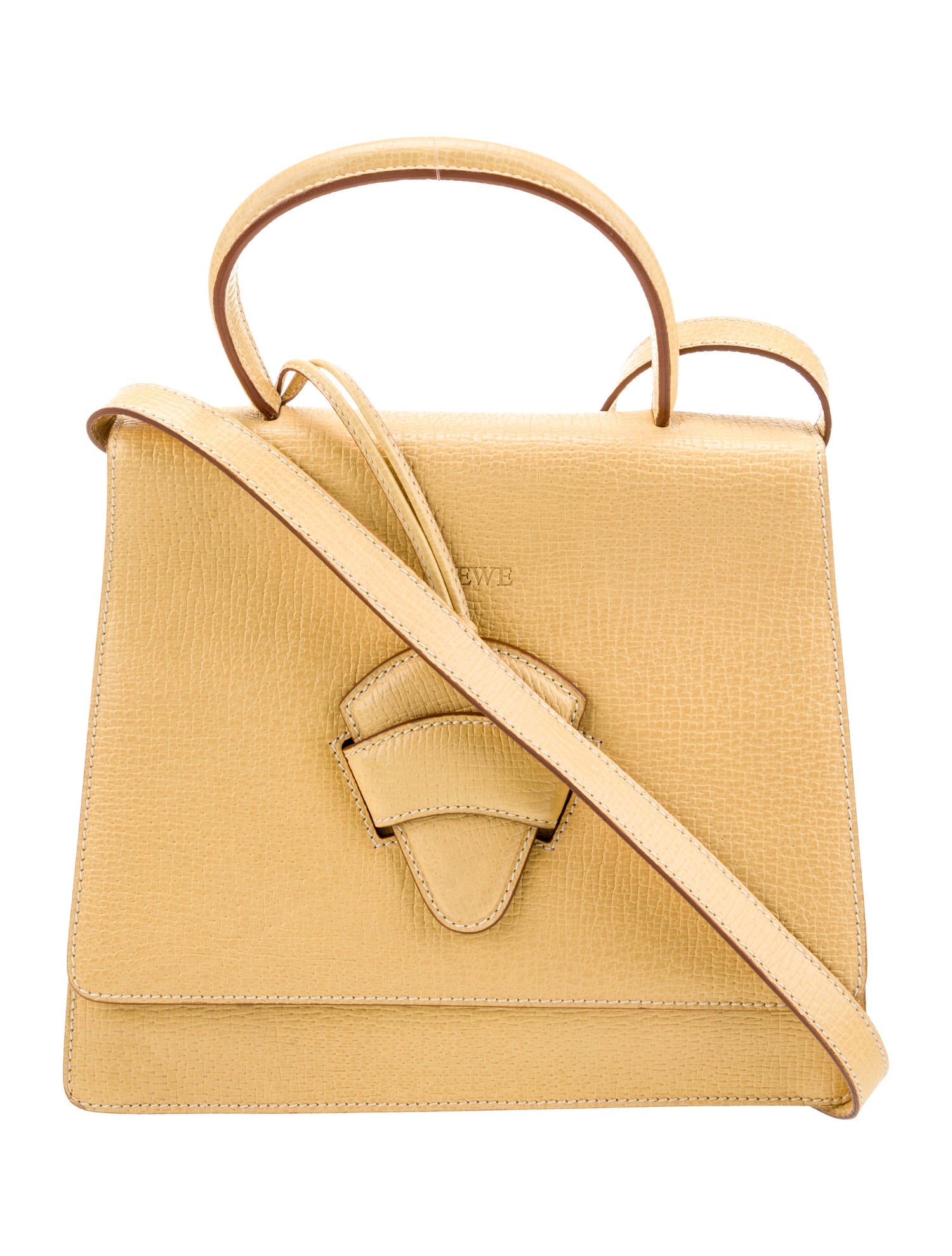Loewe Leather Top Handle Bag