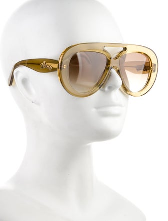 Loewe Aviator Gradient Sunglasses