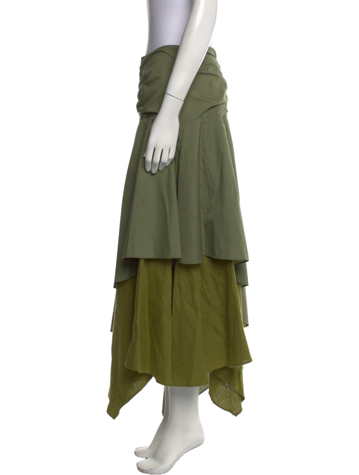 Loewe Pleated Accents Long Skirt