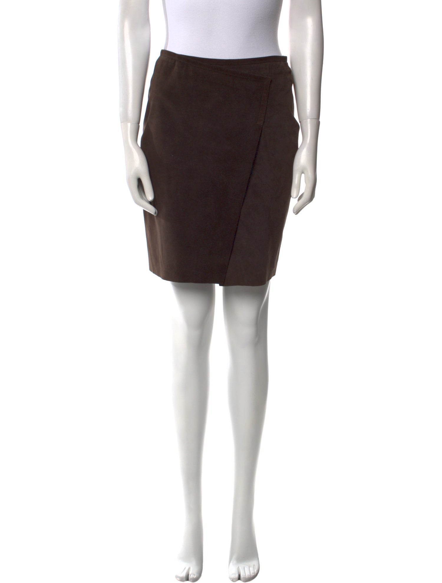 Loewe Vintage Leather Mini Skirt