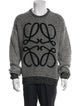 Loewe Signature Logo Graphic Print Pullover