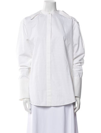 Loewe 2023 Anagram Monogram Jacquard Button-Up Top