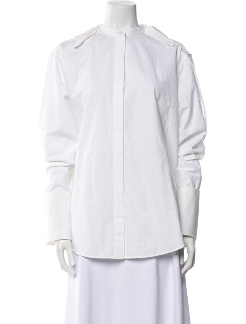 Loewe 2023 Anagram Monogram Jacquard Button-Up Top