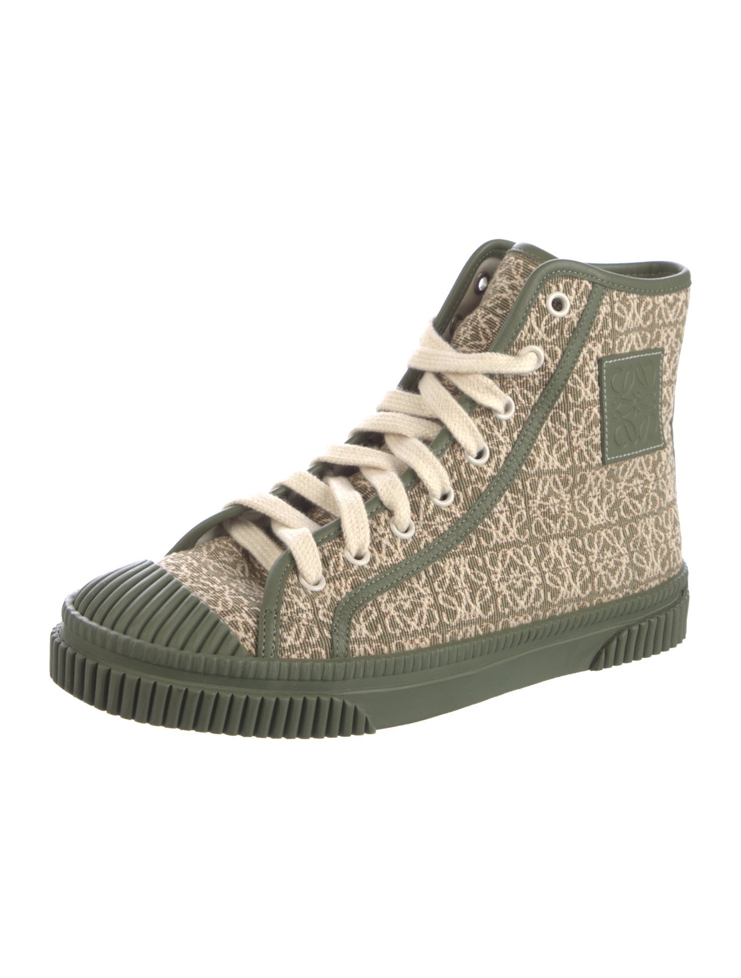 Loewe Canvas Printed Sneakers