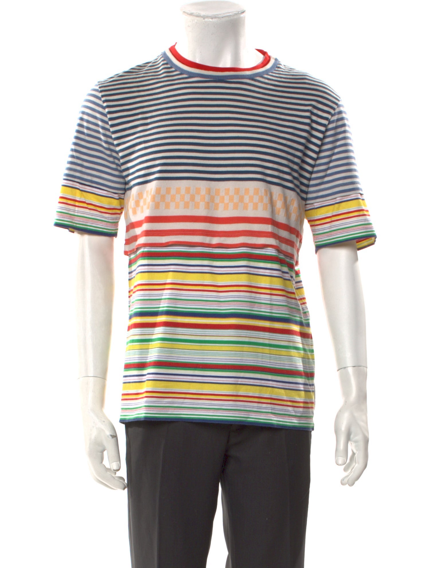 Loewe Striped Crew Neck T-Shirt