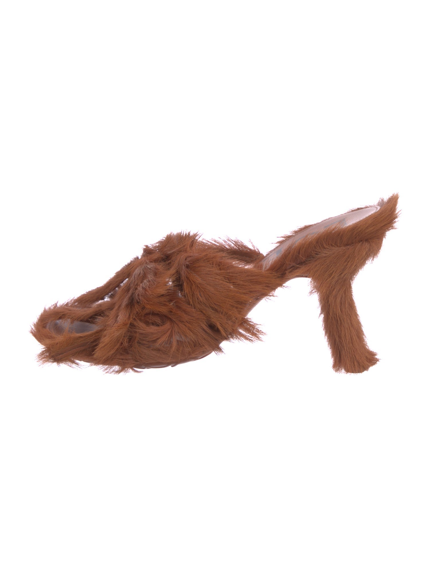 Loewe Fur Fur Trim Gladiator Sandals