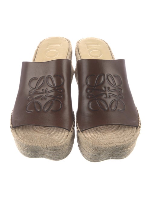 Loewe Leather Printed Espadrilles