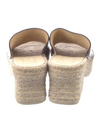 Loewe Leather Printed Espadrilles