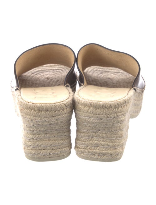 Loewe Leather Printed Espadrilles