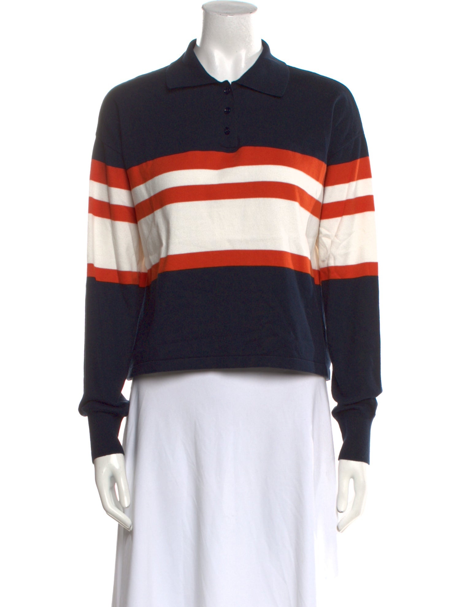 Loewe Striped Long Sleeve Polo