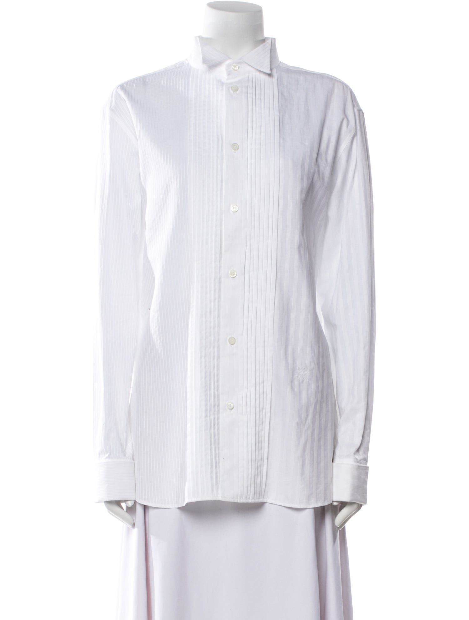 Loewe Striped Long Sleeve Button-Up Top w/ Tags