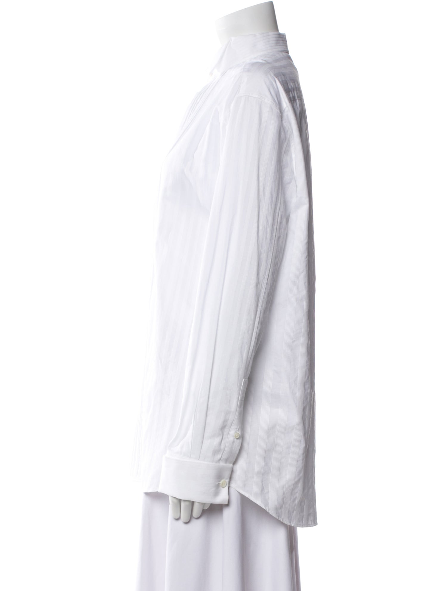 Loewe Striped Long Sleeve Button-Up Top w/ Tags