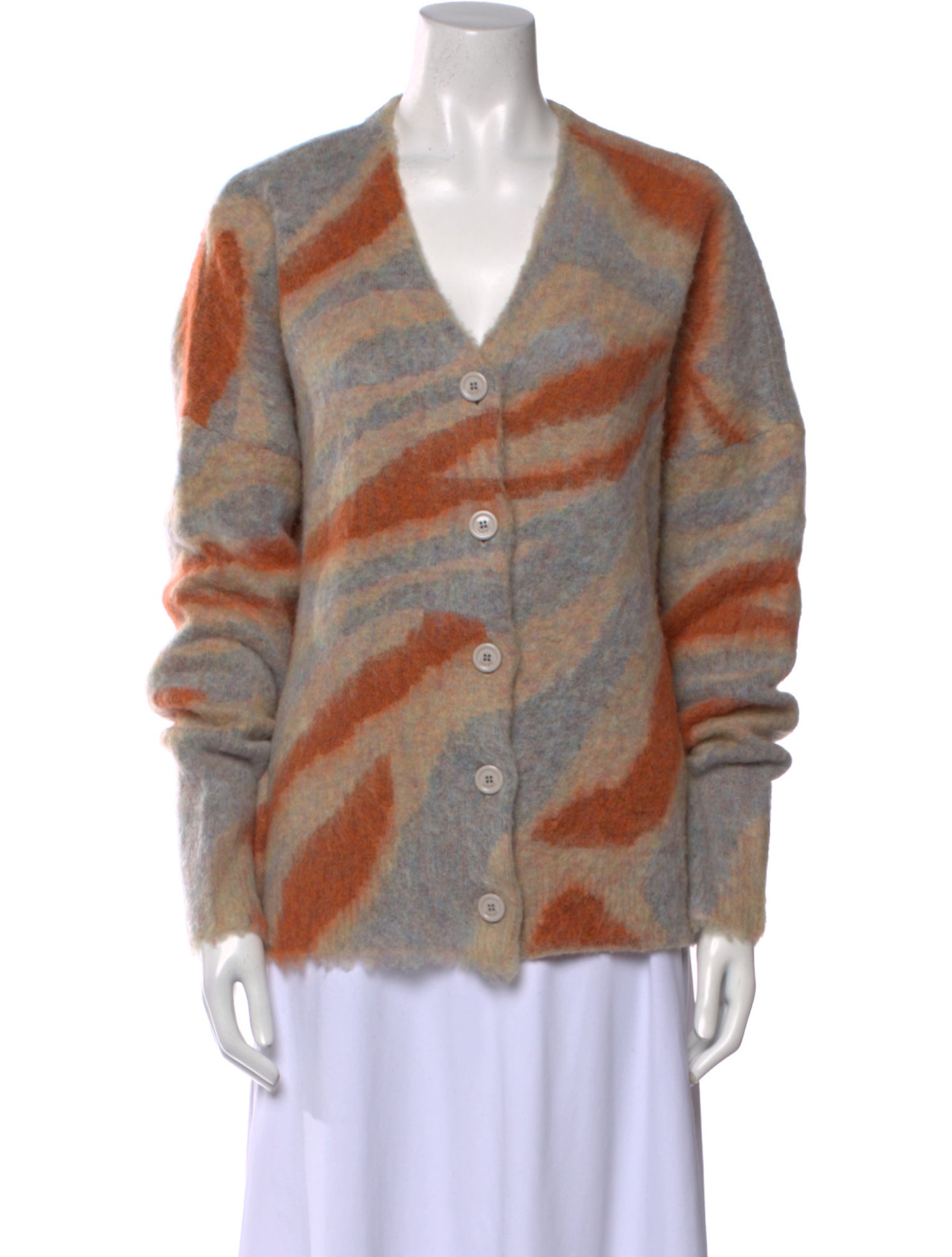 Loewe Striped V-Neck Sweater