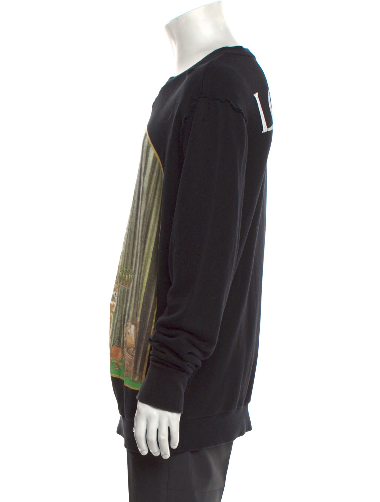 Loewe Graphic Print Crew Neck Pullover