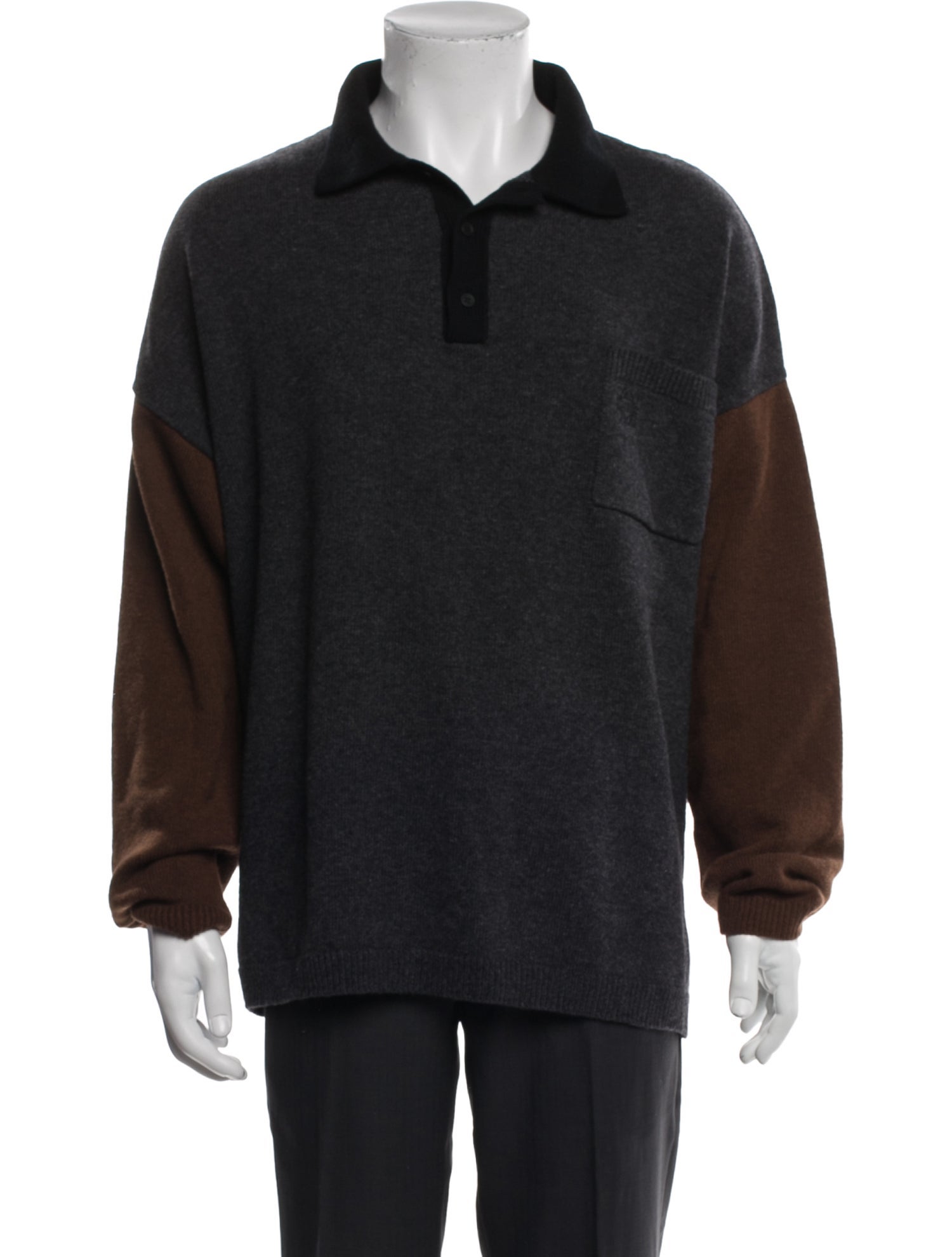Loewe Wool Collar Polo Sweater