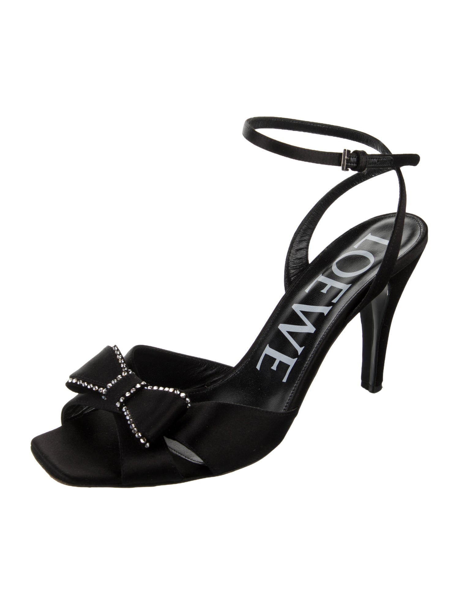 Loewe Satin Bow Accents Sandals