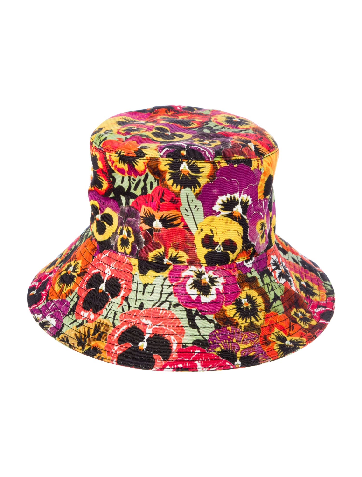 Loewe Canvas Pattern Print Bucket Hat
