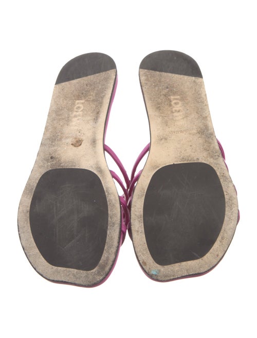 Loewe Leather Lasercut Accents Slides