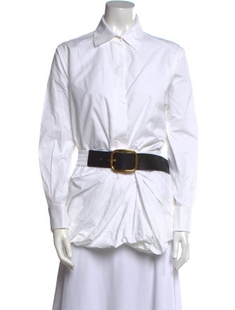 Loewe Long Sleeve Button-Up Top