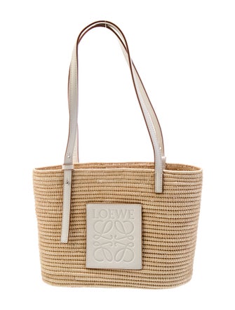 Loewe Raffia Square Basket 2022
