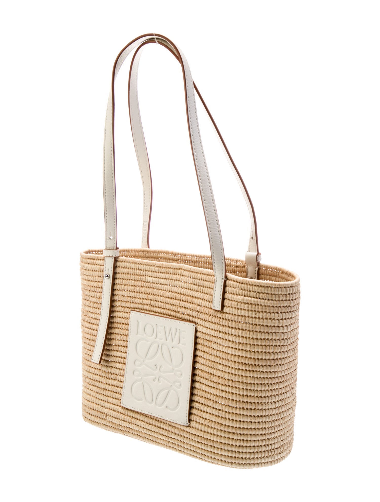 Loewe Raffia Square Basket 2022