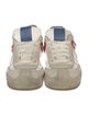 Loewe Suede Colorblock Pattern Sneakers