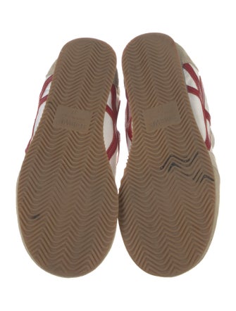 Loewe Suede Colorblock Pattern Sneakers