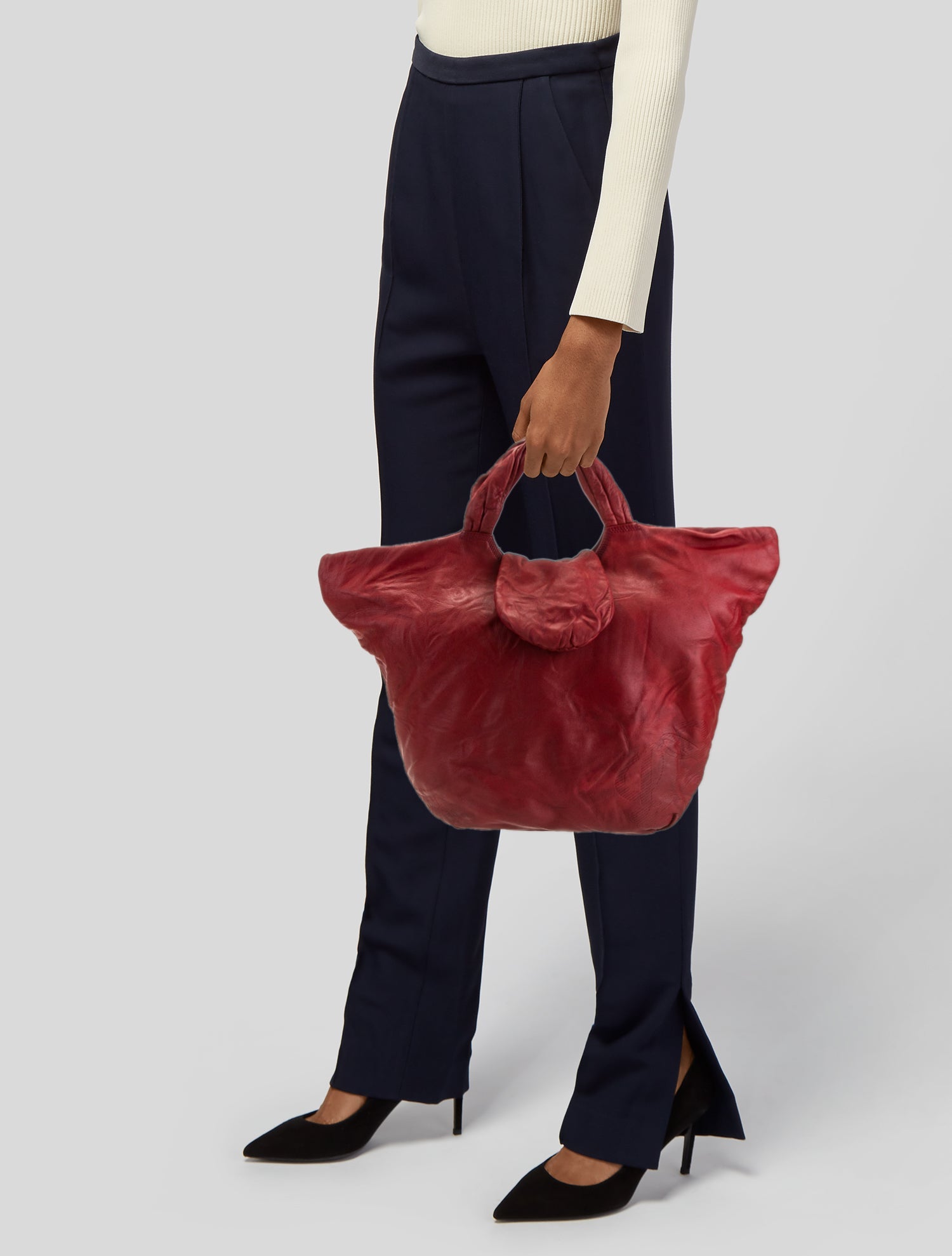 Loewe Leather Top Handle Bag