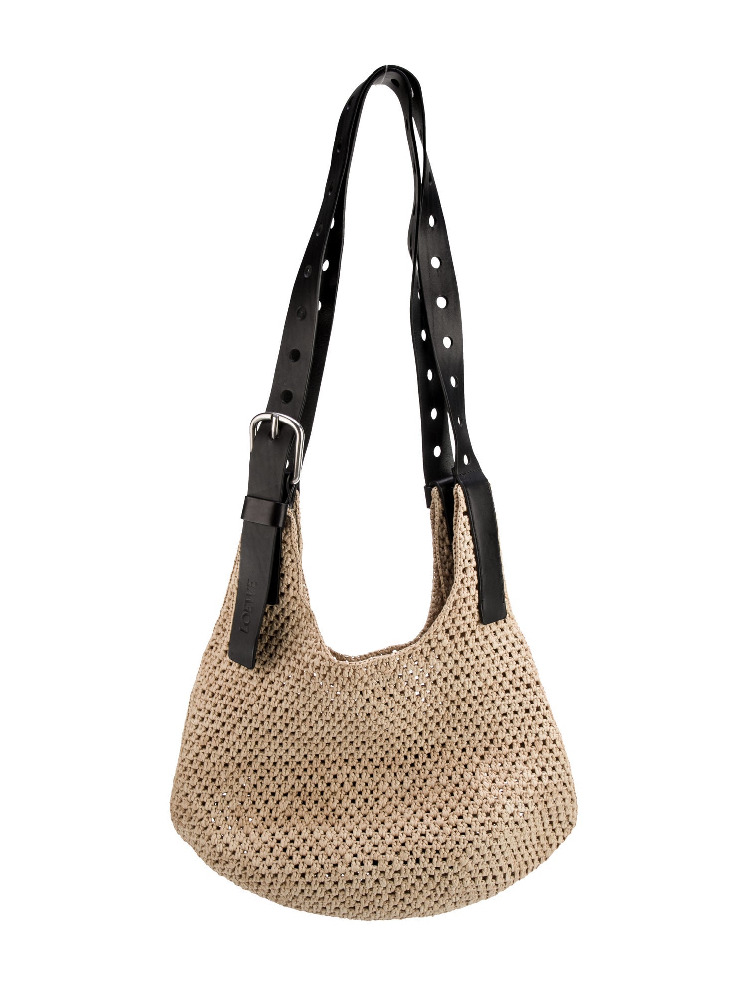 Loewe Paula's Ibiza Raffia Punch Hole Small 2024