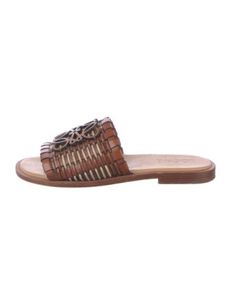 Loewe Leather Slides