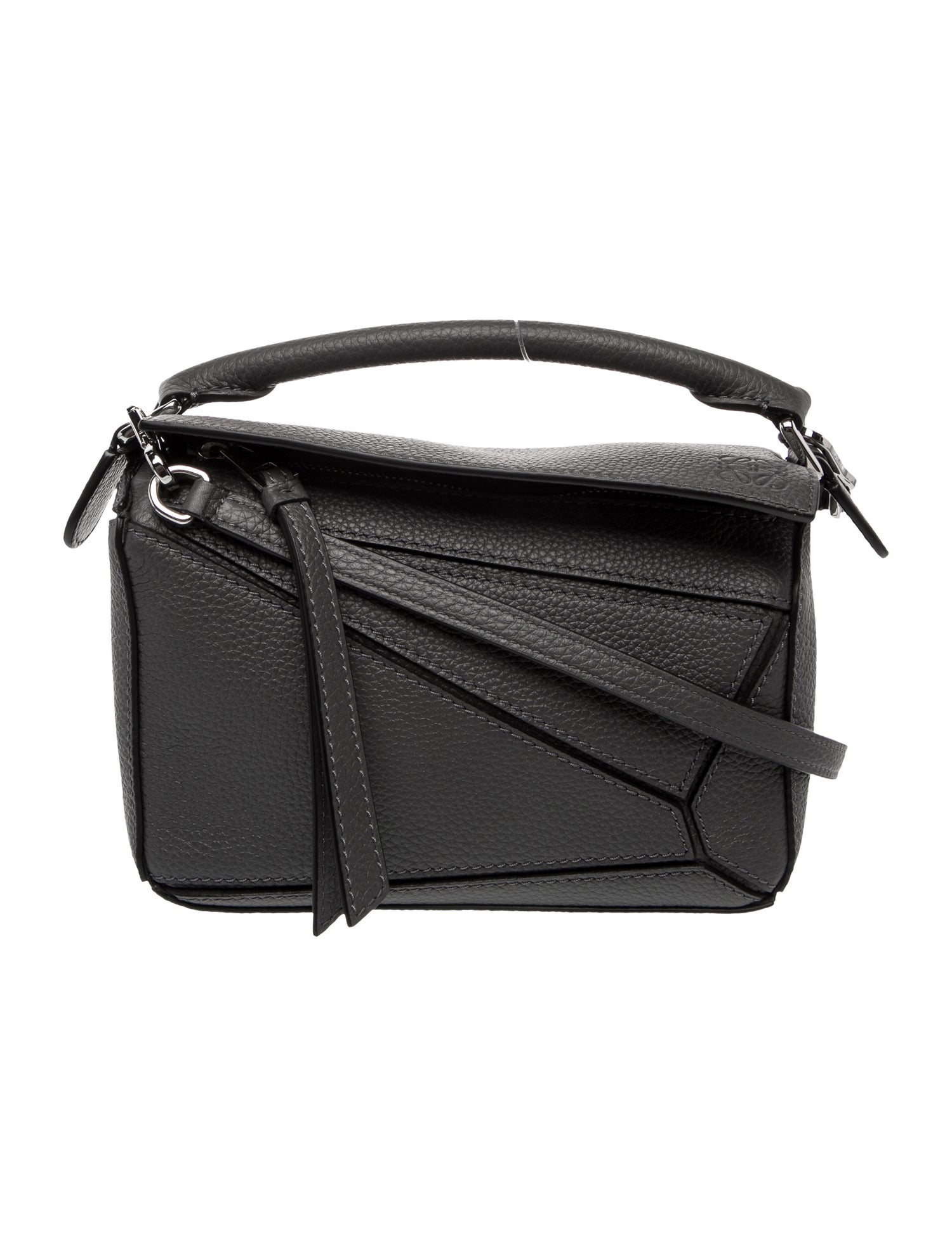 Loewe Mini Heel Pouch - Brown Mini Bags, Handbags - LOW65385