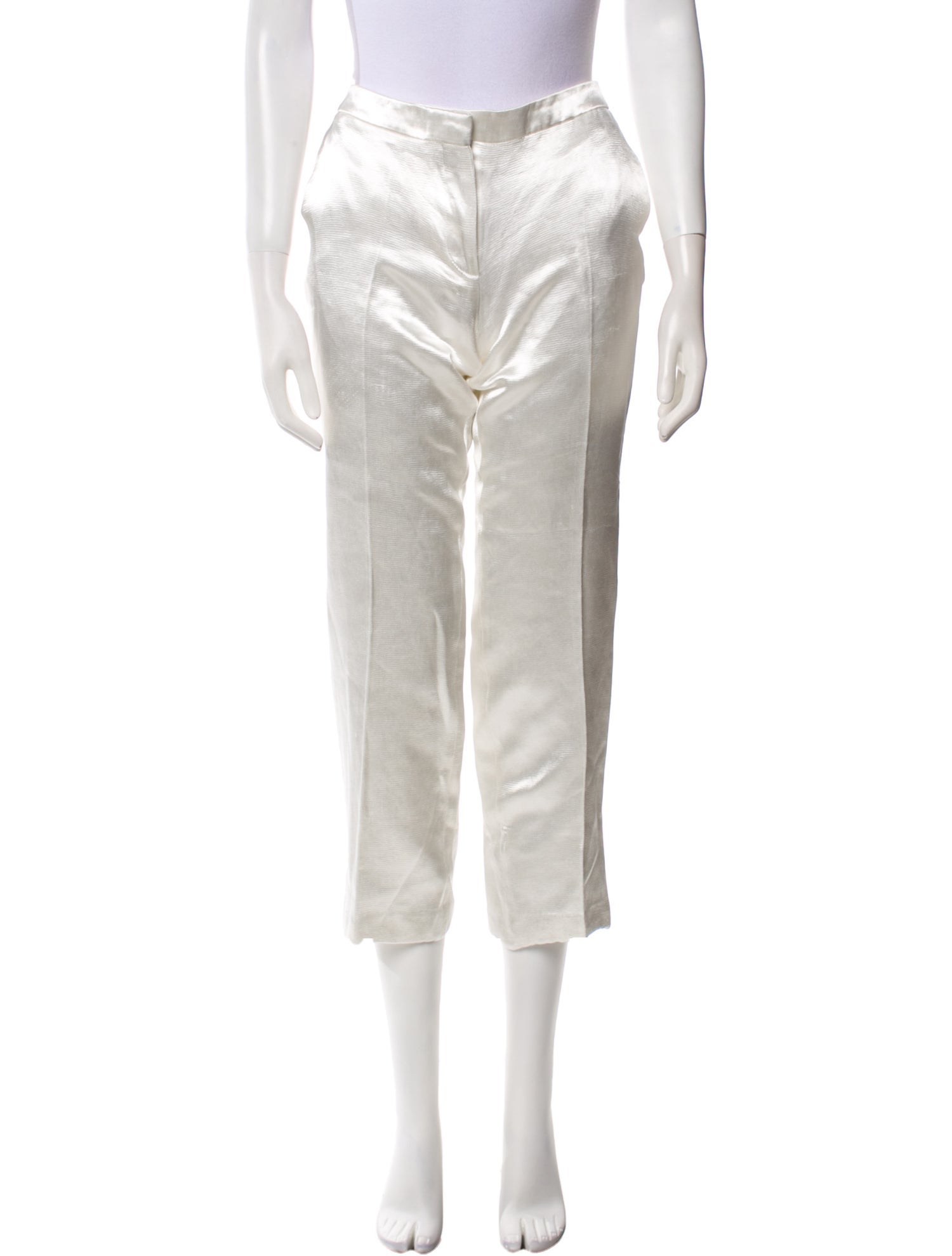 Loewe Tailored Satin Trouser Straight Leg Pants