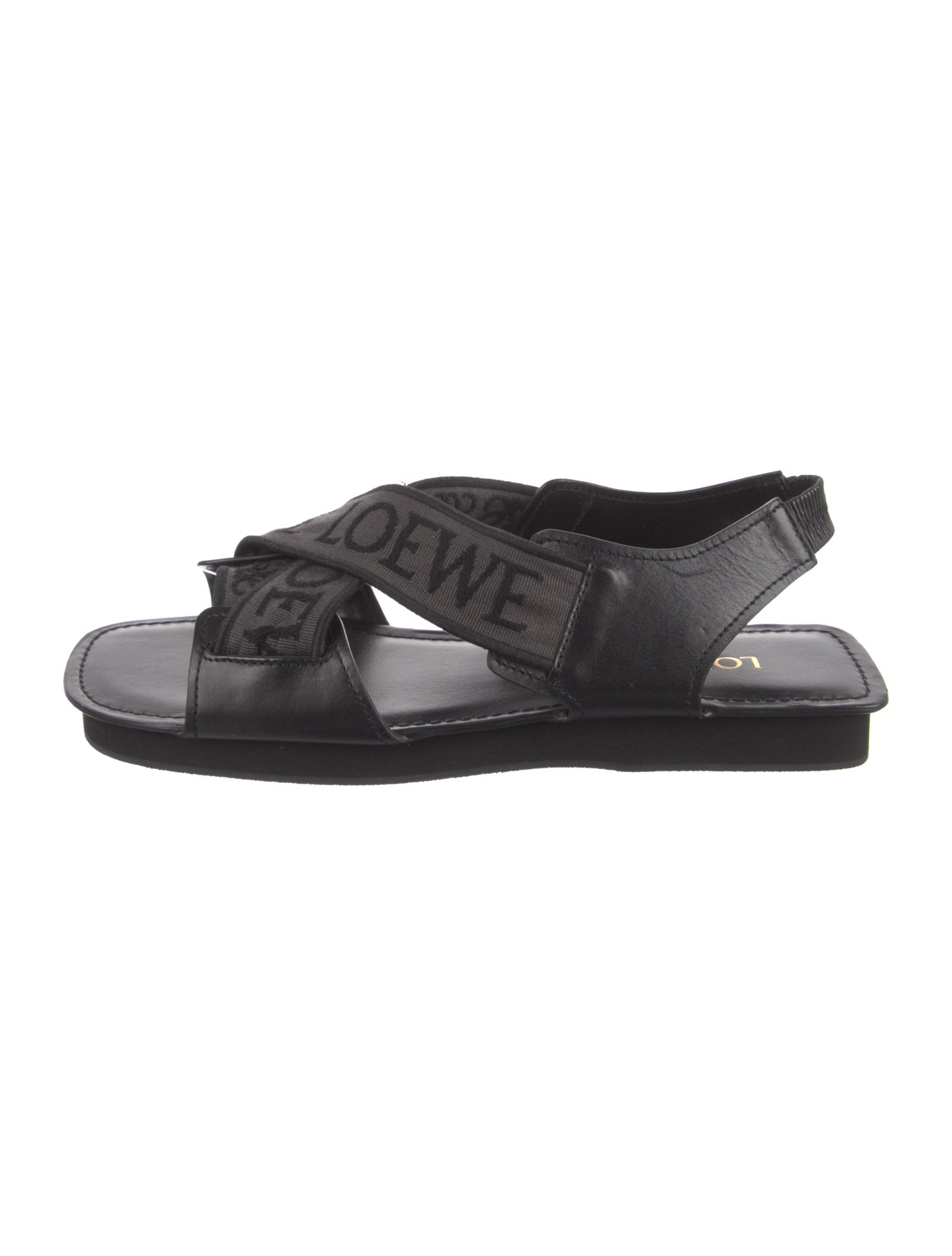 Loewe Leather Printed Sandals
