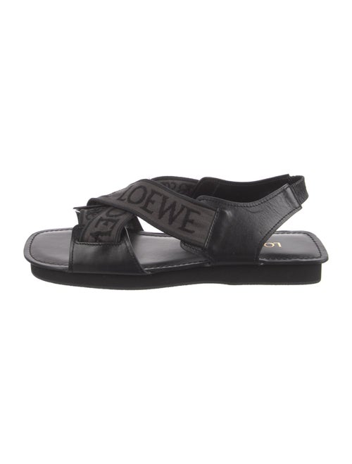 Loewe Leather Printed Sandals