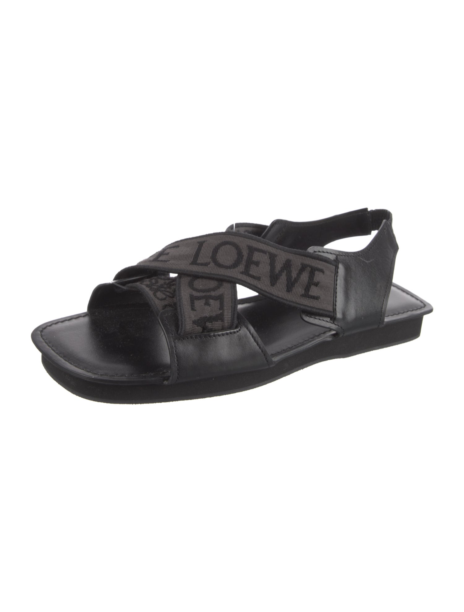 Loewe Leather Printed Sandals