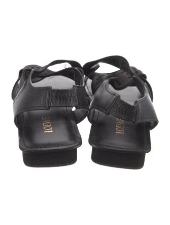 Loewe Leather Printed Sandals
