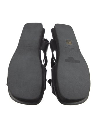 Loewe Leather Printed Sandals