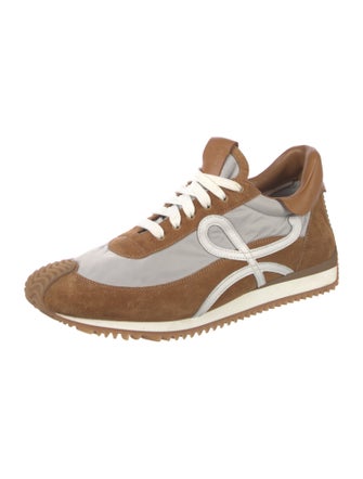 Loewe Suede Printed Sneakers