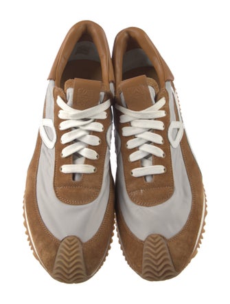 Loewe Suede Printed Sneakers