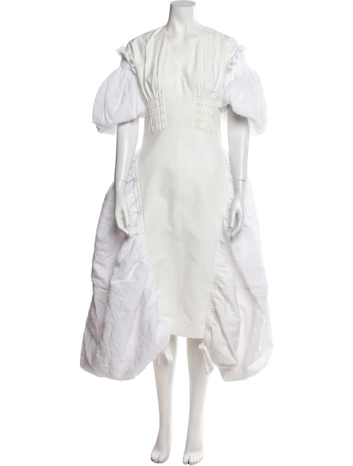 Loewe V-Neck Long Dress