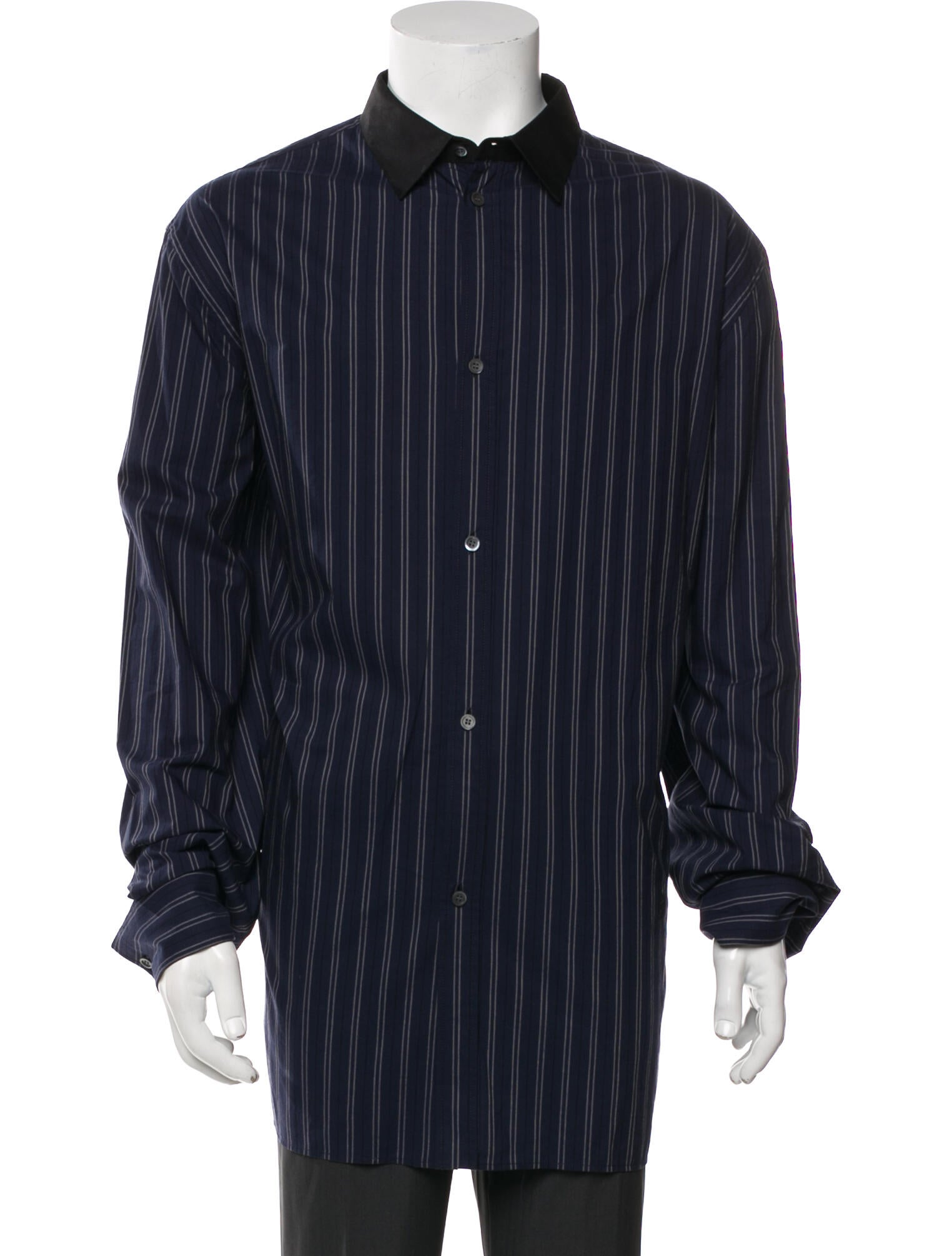 Loewe Signature Logo Striped Dress Shirt