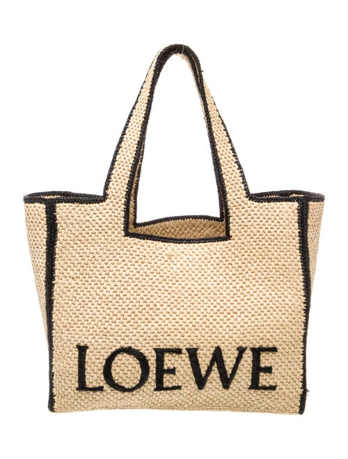 Loewe Raffia Tote Large